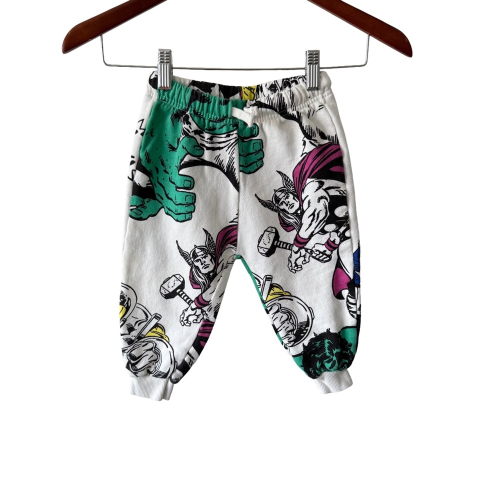 Zara Marvel Kids Jogger Pants Superhero Print 2/3 Years
